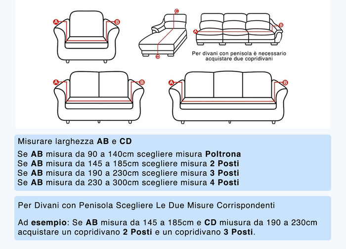 Copridivano Antimacchia Elasticizzato Penisola Componibile Tinta Unita Modello Perfetto - 3 Posti - Panna
