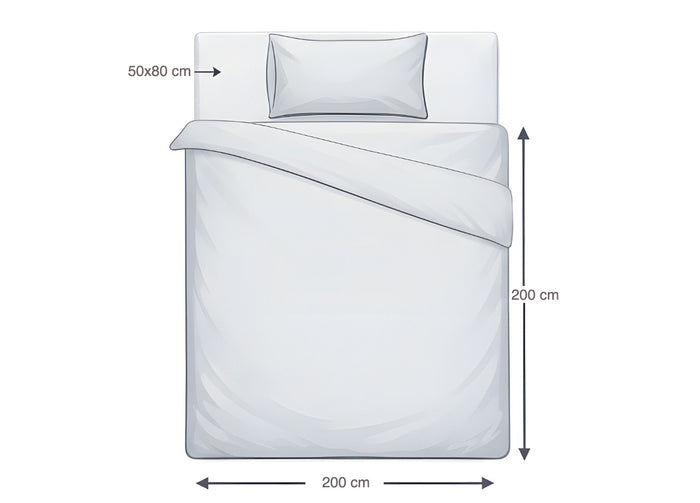 Sacco Copripiumino In 100% Cotone Made Italy Disegno Baia - Piazza E Mezza - Verde