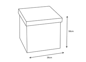 Pouf Contenitore Imbottito Pieghevole Modello Liner Colore Nero