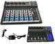 MIXER AUDIO PROFESSIONALE 7 CANALI USB CON ECHO-DELAY dj karaoke pianobar