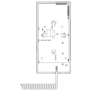 Citofono vimar cornetta 40540 2f+ voxie 2 pulsanti bianco da parete per due fili
