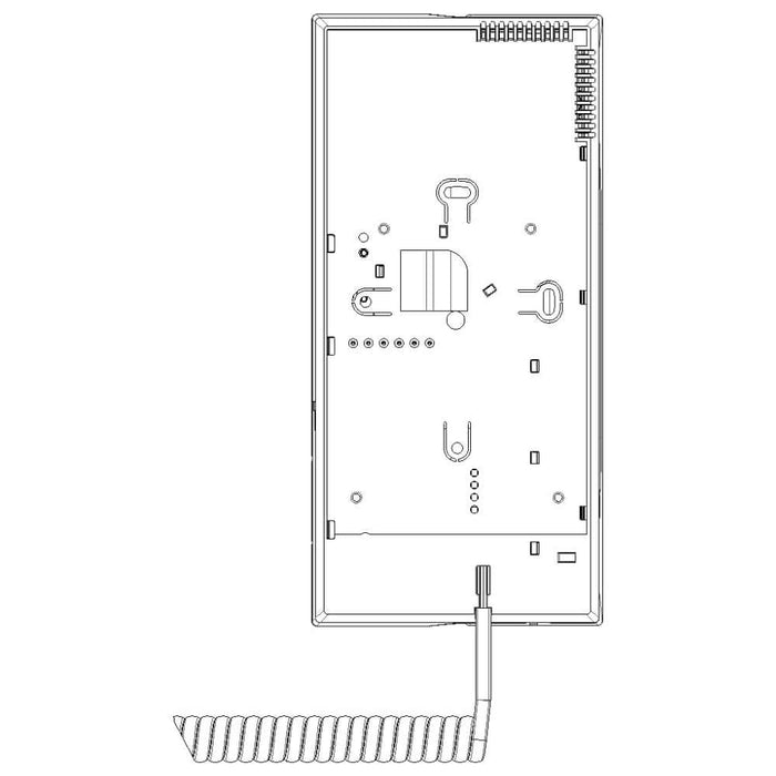 Citofono vimar cornetta 40540 2f+ voxie 2 pulsanti bianco da parete per due fili