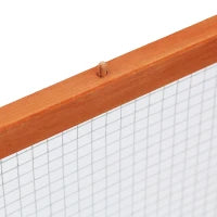 Gabbia per Animali da Compagnia, Gabbia per Roditori, Gabbia per Piccoli Animali in Legno di Abete, Naturale 181 x 100 x 48 cm