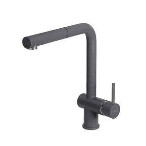 Rubinetto Miscelatore Cucina Elleci Stream Plus Keratek Plus Grigio Dark Grey MKKSTP99