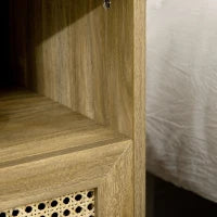 Comodino con Cassetto e Ripiano Aperto Vintage, in Legno, 45 x 39 x 56,5 cm, Legno