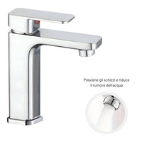 Miscelatore rubinetto lavabo appoggio bocca alta francia cromato bagno casa ogomondo *** confezione 1