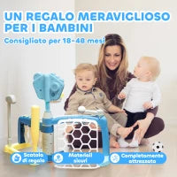 Gioco per Bambini 5 in 1 per Calcio, Basket, Golf, Baseball e Bowling, in PP e ABS, 88.6x38.7x60.4-68 cm