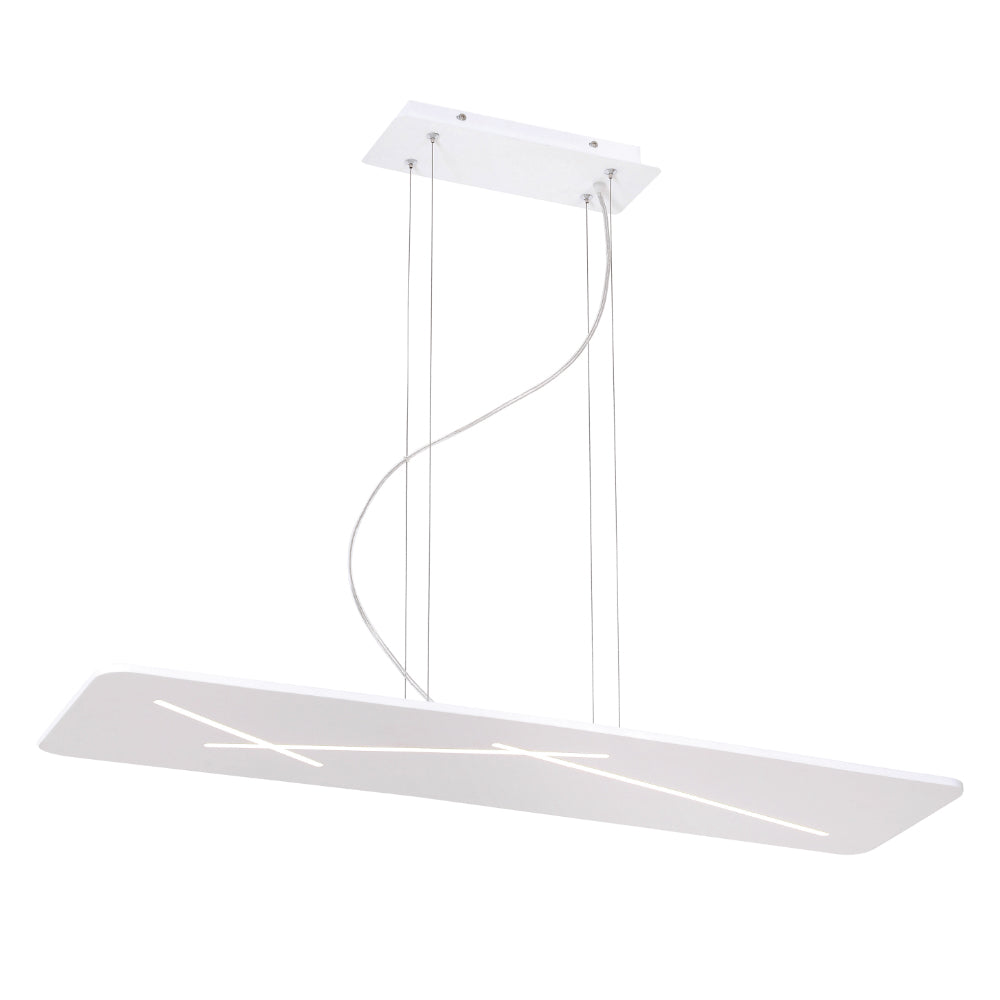 Sospensione Moderna Rettangolare Spectrum Led Integrato 26 Watt Bianco