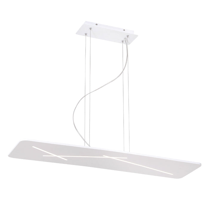 Sospensione Moderna Rettangolare Spectrum Led Integrato 26 Watt Bianco