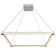 Lampada A Sospensione Moderna Aeris Squadrata A Led Integrati 65W 3000K