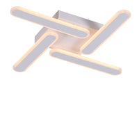 Lampada A Soffitto Moderna Alchemy Led Integrati 48W 3000K Alluminio Bianco