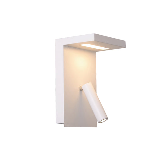 Applique Read Me Led Integrato 6+3W Bianco Cn Usb Doppio Interruttore On-Off