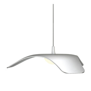 Sospensione Moderna Elica Wing Led Integrato 10W In Alluminio Argento