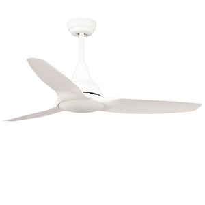 Ventilatore Leveche Bianco Legno Led 15W Telecomando 5 Velocità Estate-Inverno