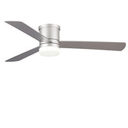 Ventilatore Zonda Esterno Acciaio Argento Led 18W Telecomando 3 Velocità