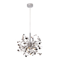 Sospensione Moderna Euphoria 3 Luci G9 In Alluminio Cromato