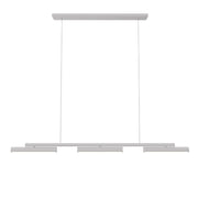 Sospensione Dimmerabile Batons Luci Direzionabili Led Integrato 36W Grigio