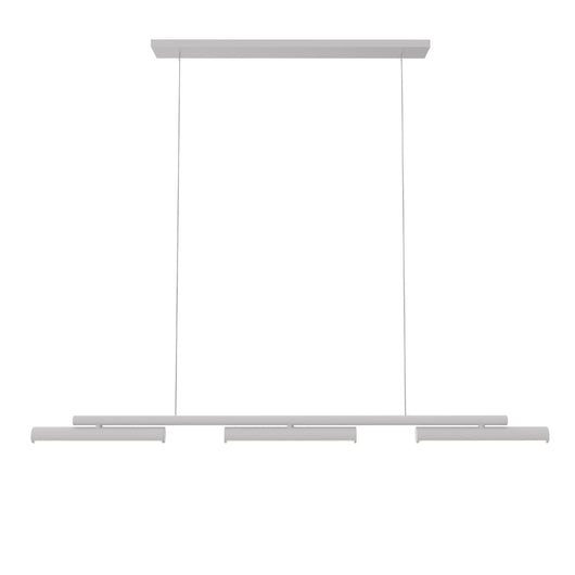 Sospensione Dimmerabile Batons Luci Direzionabili Led Integrato 36W Grigio