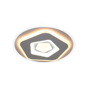 Plafoniera Moderna Tak 3 Forme Geometriche Led Dimmerabile Con Telecomando