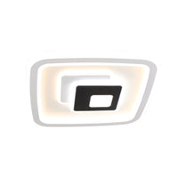 Plafoniera Moderna Tak 5 Forme Geometriche Led Dimmerabile Con Telecomando