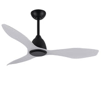 Ventilatore Taku Acciaio Nero E Pale Argento Telecomando Funzione Estate-Inverno