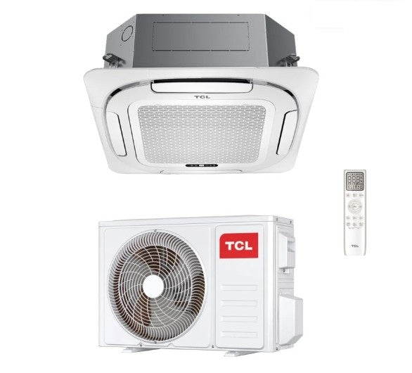 Condizionatore TCL Cassetta 4 vie Compact Inverter 9000 Btu R-32 Wi-Fi Optional