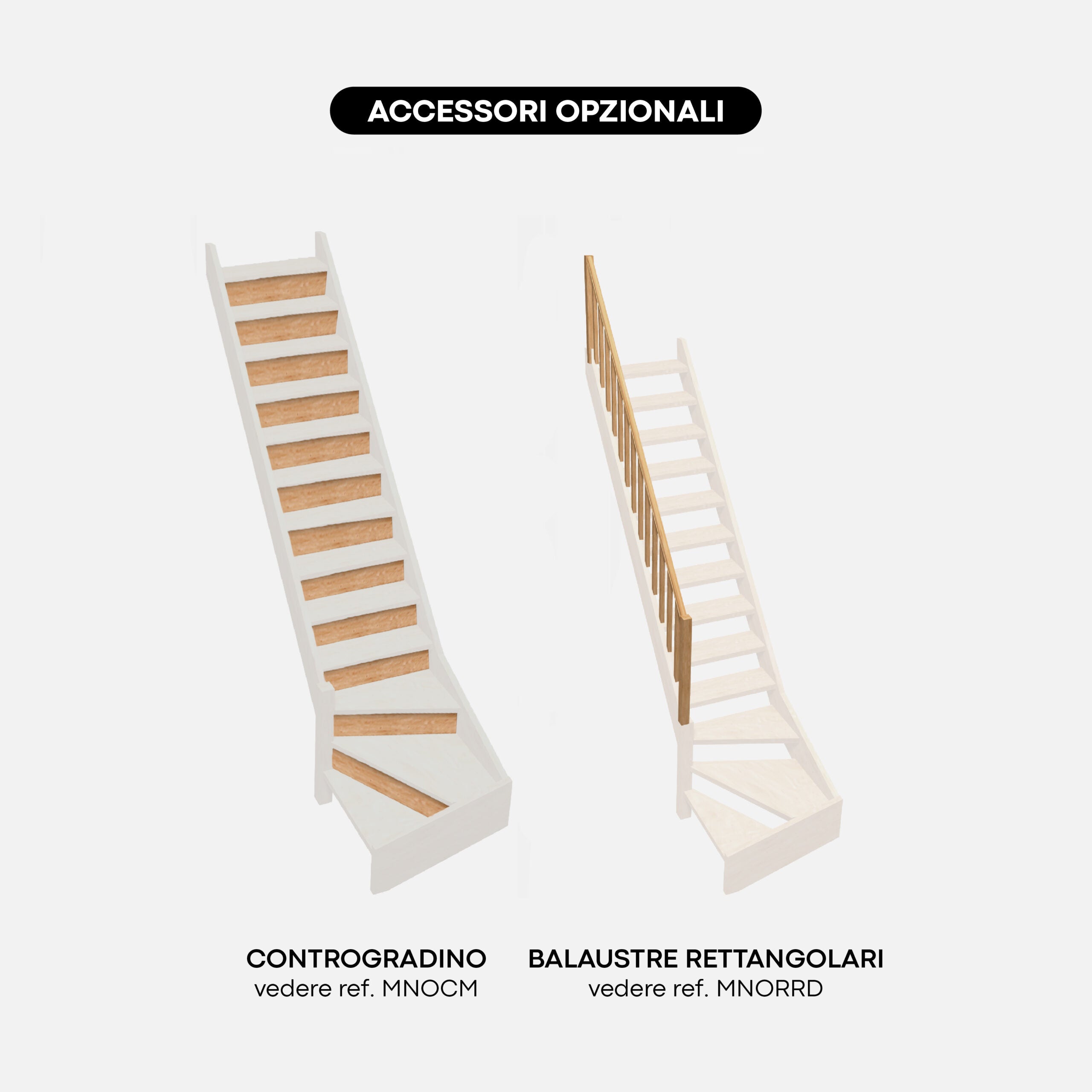 NORMANDIE - Scala a quarto di giro a sinistra