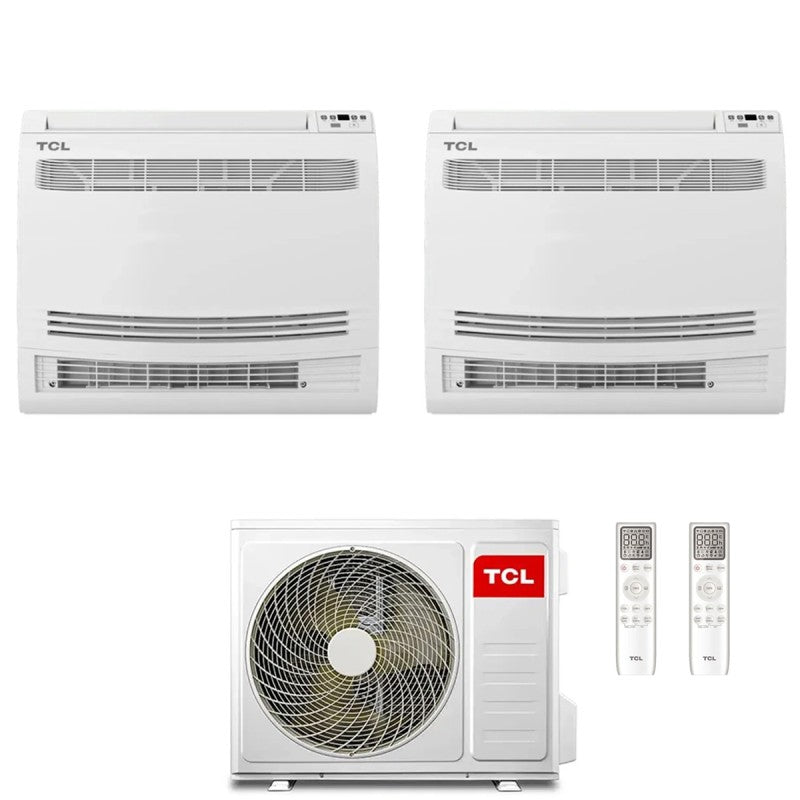 Condizionatore TCL Dual Split Inverter Console 9+12 con MT2730 R-32 Wi-Fi Integrato