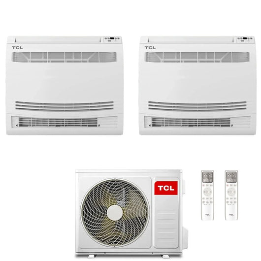 Condizionatore TCL Dual Split Inverter Console 12+18 con MT3240 R-32 Wi-Fi Integrato
