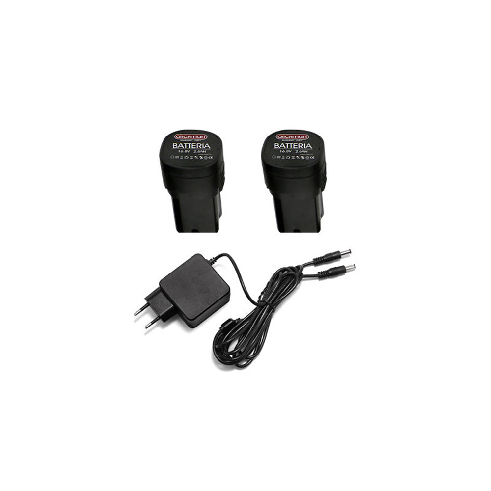 FORBICI A BATTERIA FORBICE POTATURA FE04-25 2 BATTERIE 16,8V 2Ah Ø25mm ARCHMAN