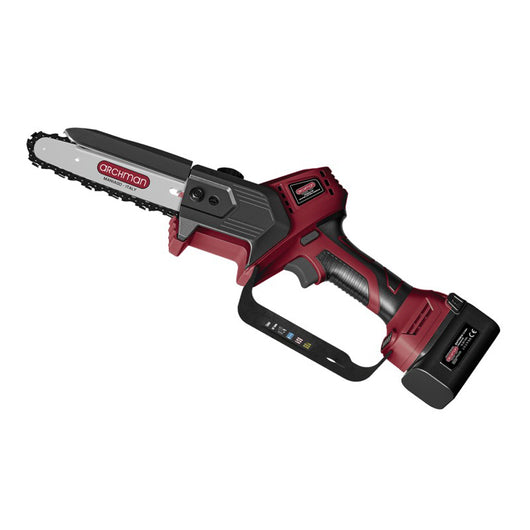 POTATORE SEGHETTO MOTOSEGA BATTERIA+2 BATT. 2-4Ah 16,8V 15cm Ø14cm PE03 ARCHMAN