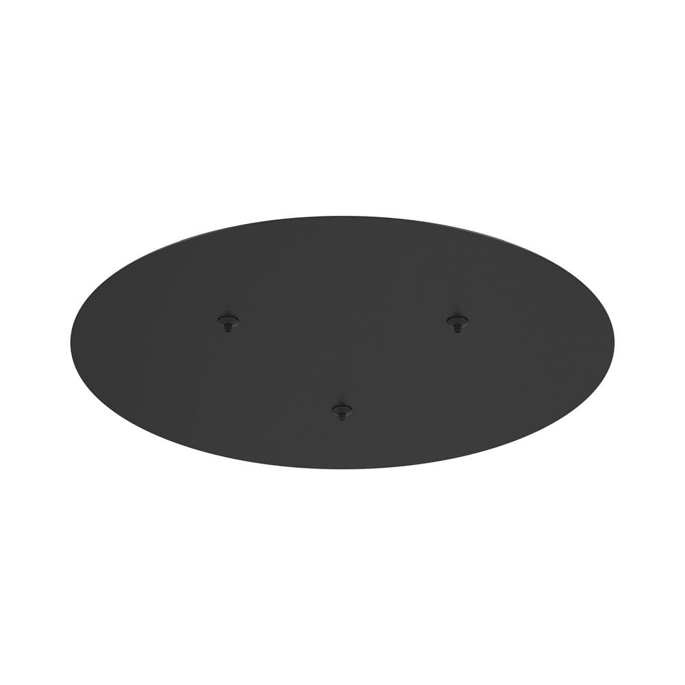 Rosone Moderno A Cerchio Rim Metallo Nero