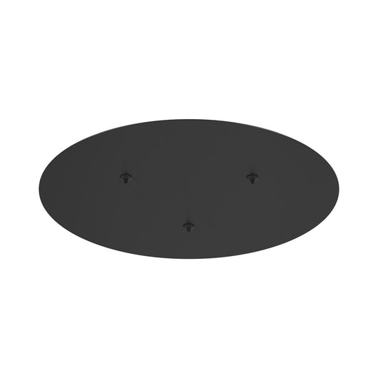 Rosone Moderno A Cerchio Rim Metallo Nero