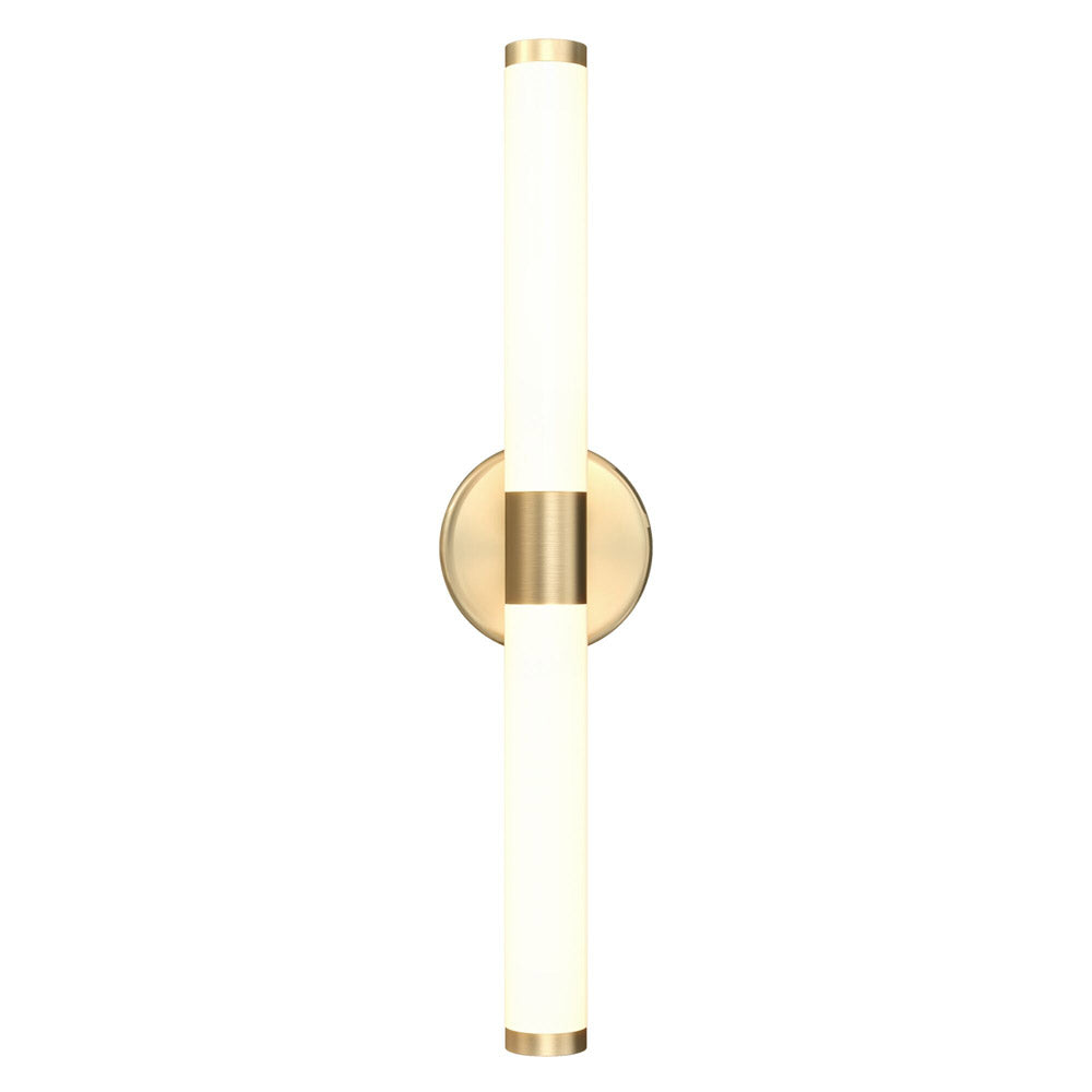Applique Da Parete Moderno Axis Alluminio Oro Acrilico 1 Luce Led 10W