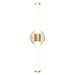 Applique Da Parete Moderno Axis Alluminio Oro Acrilico 1 Luce Led 10W