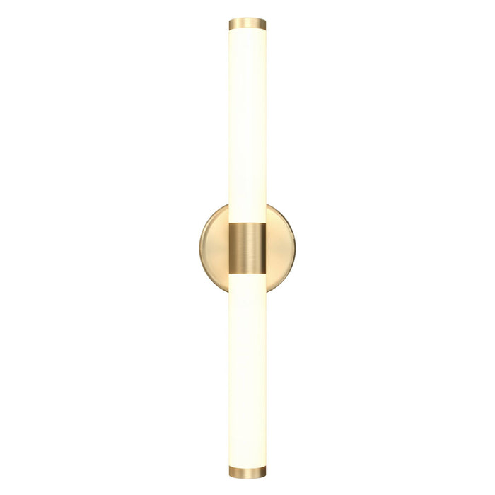 Applique Da Parete Moderno Axis Alluminio Oro Acrilico 1 Luce Led 10W
