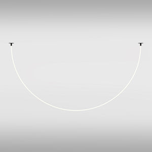 Lampadario A Sospensione Moderno Tau Alluminio Nero Luce Led 40W