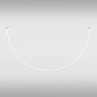 Lampadario A Sospensione Moderno Tau Alluminio Oro Luce Led 40W