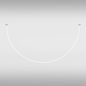 Lampadario A Sospensione Moderno Tau Alluminio Oro Luce Led 40W