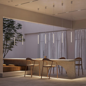 Lampadario A Sospensione Moderno Pro Base 1 Led Integrato 6W Alluminio Nero Ip20