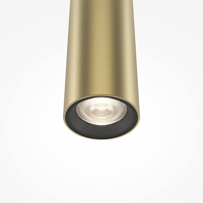 Lampadario A Sospensione Moderno Pro Extra 1 Led Integrato 6W Alluminio Oro Ip20
