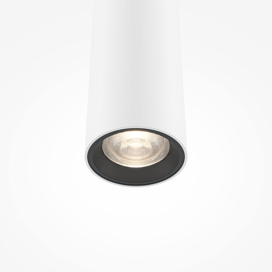 Lampadario A Sospensione Moderno Pro Extra 1 Led 6W Alluminio Bianco Ip20