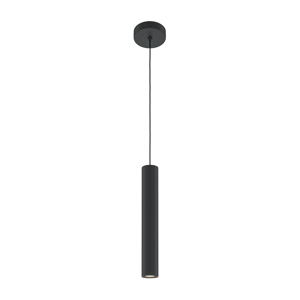 Lampadario Moderno Pro Focus Alluminio Nero 1 Gu10 Ip20