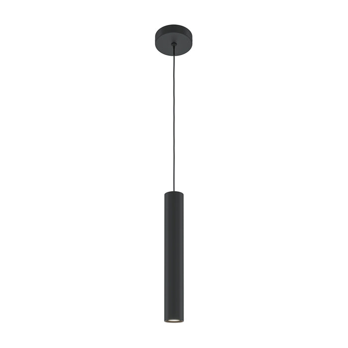Lampadario Moderno Pro Focus Alluminio Nero 1 Gu10 Ip20