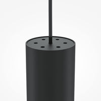 Lampadario Moderno Pro Focus Alluminio Nero 1 Gu10 Ip20