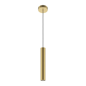 Lampada A Sospensione Moderno Pro Focus 1 Luce Gu10 6W Alluminio Oro Ip20