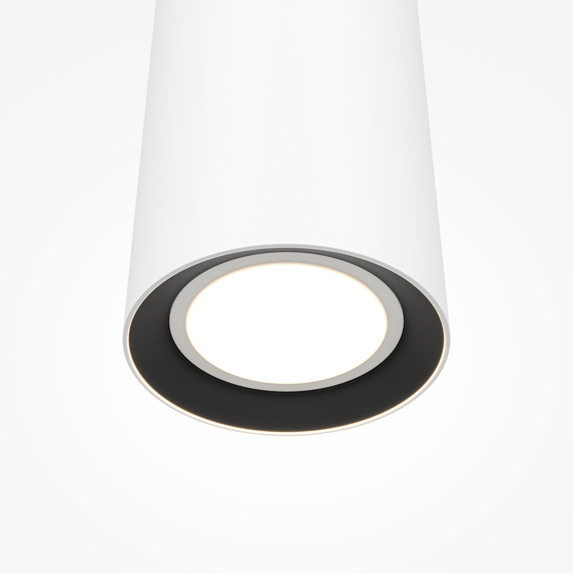 Lampada A Sospensione Moderno Pro Focus 1 Luce Gu10 6W Alluminio Bianco Ip20