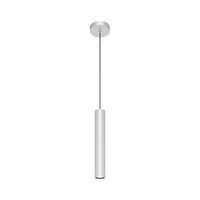 Lampada A Sospensione Moderno Pro Focus 1 Luce Gu10 6W Alluminio Bianco Ip20