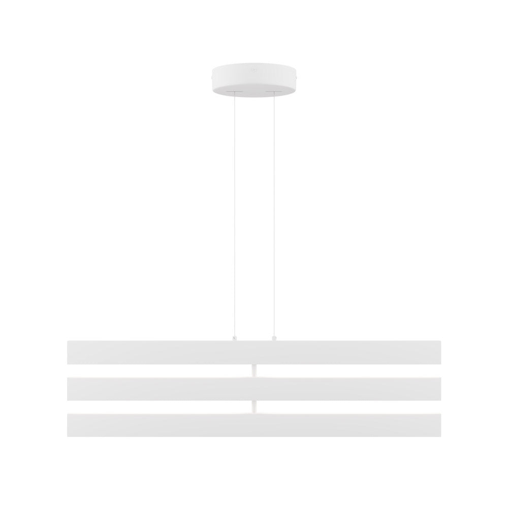 Lampadario Contemporaneo Origami Alluminio Bianco Led Integrato 46W Ip20