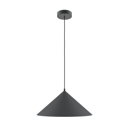 Lampadario Moderno Basic Colors Metallo Nero 1 E27 Ip20